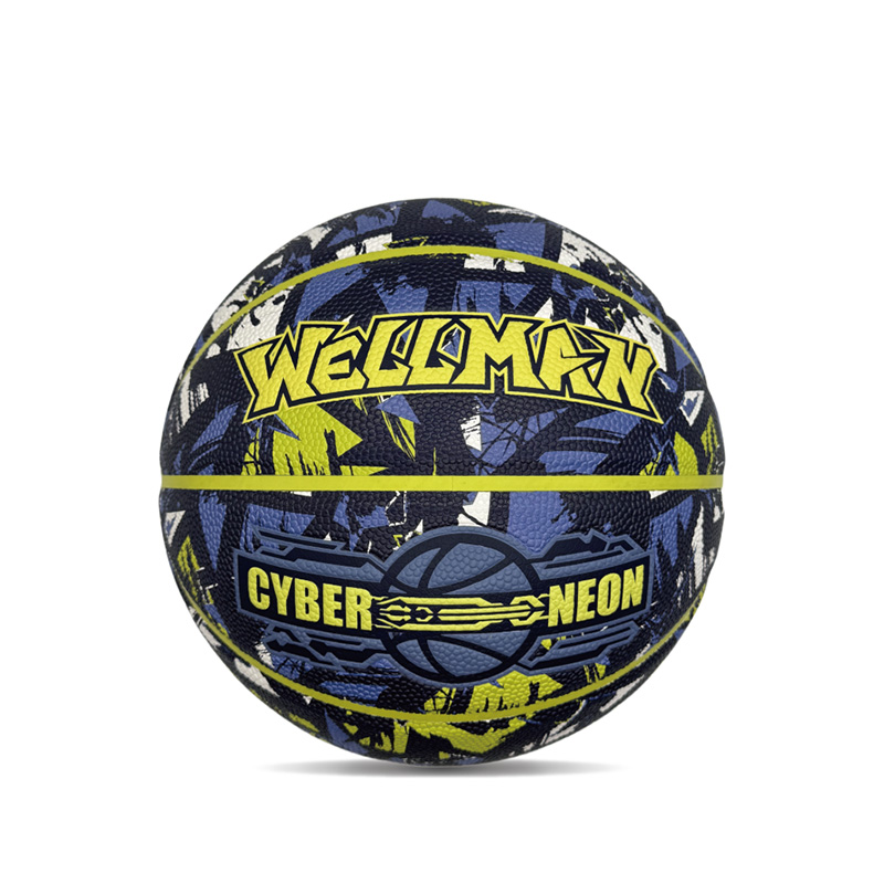 Personalized Customized Pop Cyberpunk Printed PU Sports/Gift Basketball Ball Size 7