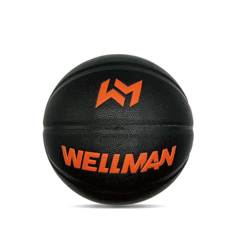 Classical Design Durable Composite PU Leather Basketball for Training Game