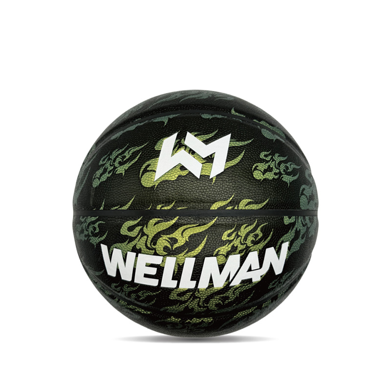 Indoor/Outdoor Hygroscopicity PU Colorful Printed Sports Basketball Ball