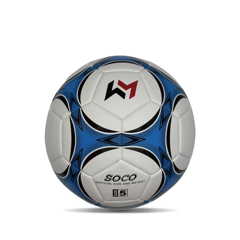 Soft and Safe PVC Football Game Practice Training Football Soccer Ball Size 5 for Adults & Kids