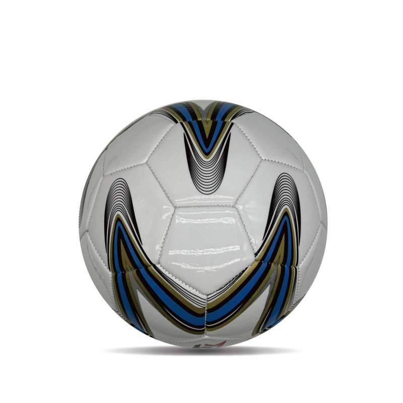 Durable PVC Size 4 Youth Soccer Ball Print Logo Training Football Ball for Kids and Adults
