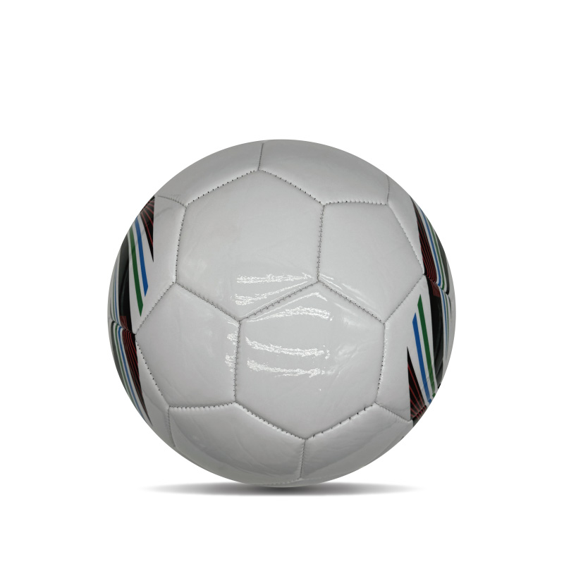 Durable PVC Size 4 Youth Soccer Ball Print Logo Training Football Ball for Kids and Adults
