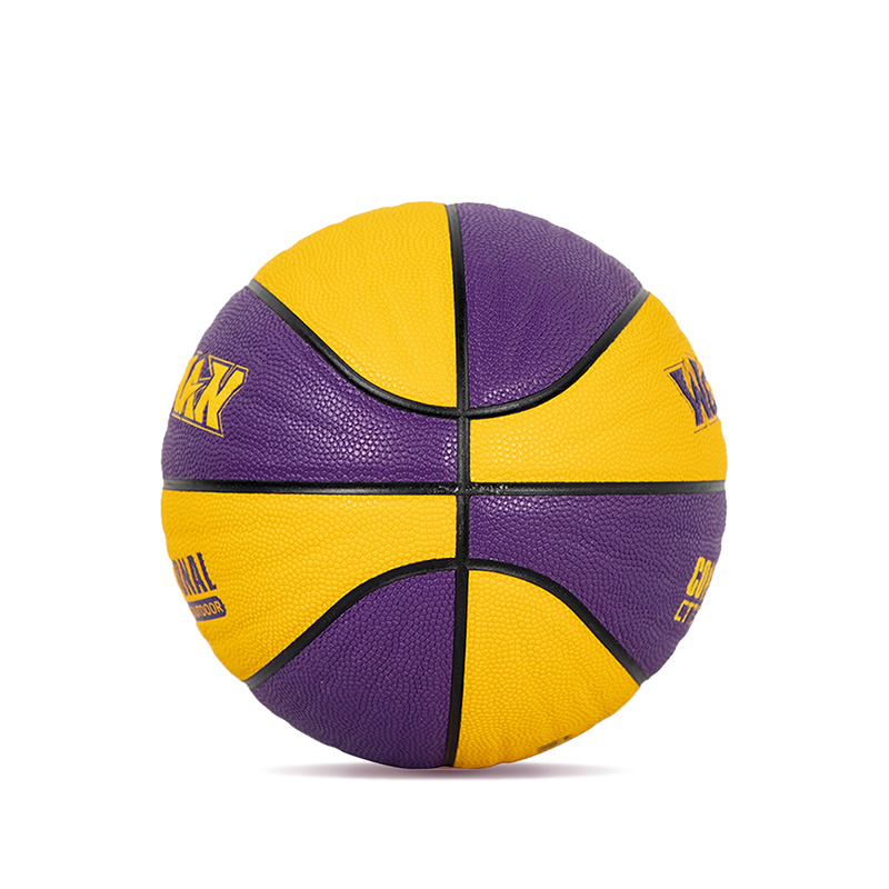 Durable Wave Design Great Grip Moisture-absorbing PU Leather Basketball Ball Indoor/Outdoor Use