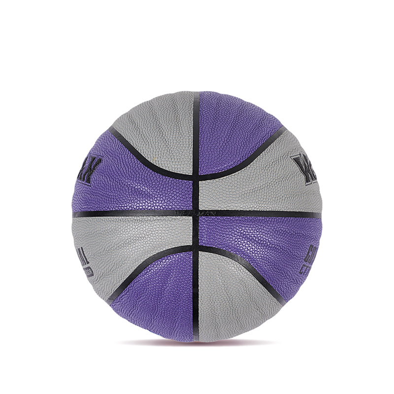 Durable Wave Design Great Grip Moisture-absorbing PU Leather Basketball Ball Indoor/Outdoor Use
