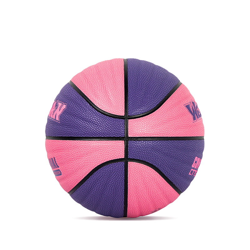 Durable Wave Design Great Grip Moisture-absorbing PU Leather Basketball Ball Indoor/Outdoor Use