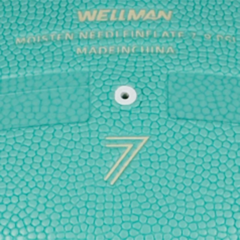 PU Basketbal Balll No.7 Tiffany Blue Leather Hot Press Adhesive Indoor and Outdoor Set with Bag Air Needle BSCI/ISO9001 OEM/ODM Wholesale