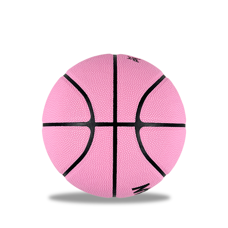 Size 7 Moisture-Absorbent Pink Basketball, Customizable Patterns & Logos, Complete CE & CPC Certifications Available, Ideal for Team Customization