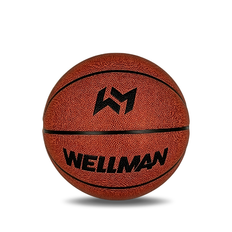 WELLMAN 3lbs Weighted Training Basketball, Size 7 Outdoor Basketball Equipment for Improving Ball Handling, Dribbling, Passing & Rebounding Skills, Custom Logo
