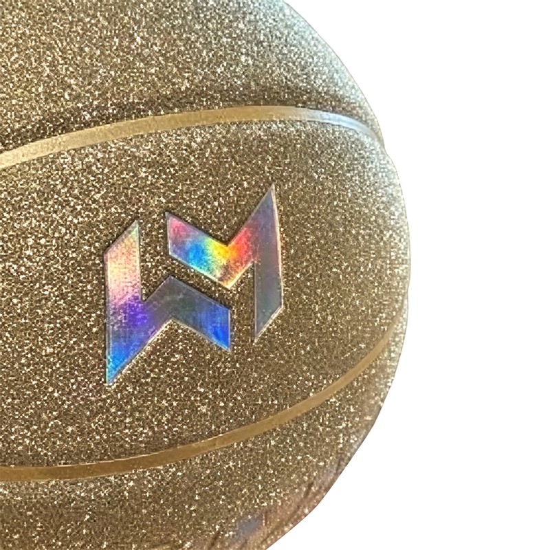 Custom Glitter Shiny Basketball, Holographic Laser Logo Sparkly Basketball, OEM ODM Gift Basketball Factory Wholesale
