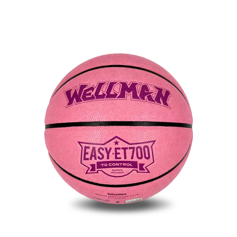 Women's Standard 510–570 g,Size 6 Moisture-Absorbing PU Pink Overlay Basketball